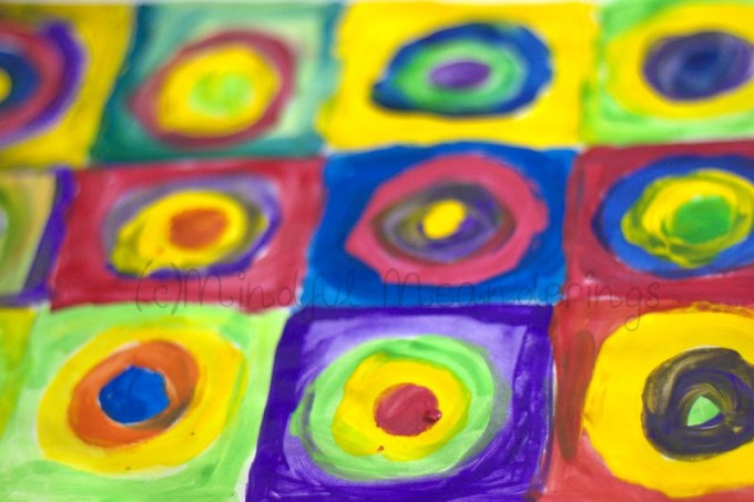 Kandinsky's water color circles