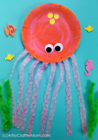 Paper plate octopus craft is an exciting way to learn about ocean creatures while brushing up on some scissor cutting and other fine motor skills. 