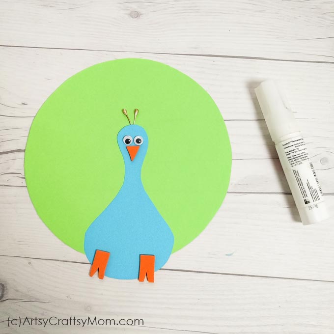 Paper Peacock Craft 1