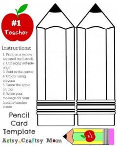 pencil-shape-card