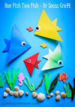 One Fish Two Fish Dr Seuss Craft – Origami Fish