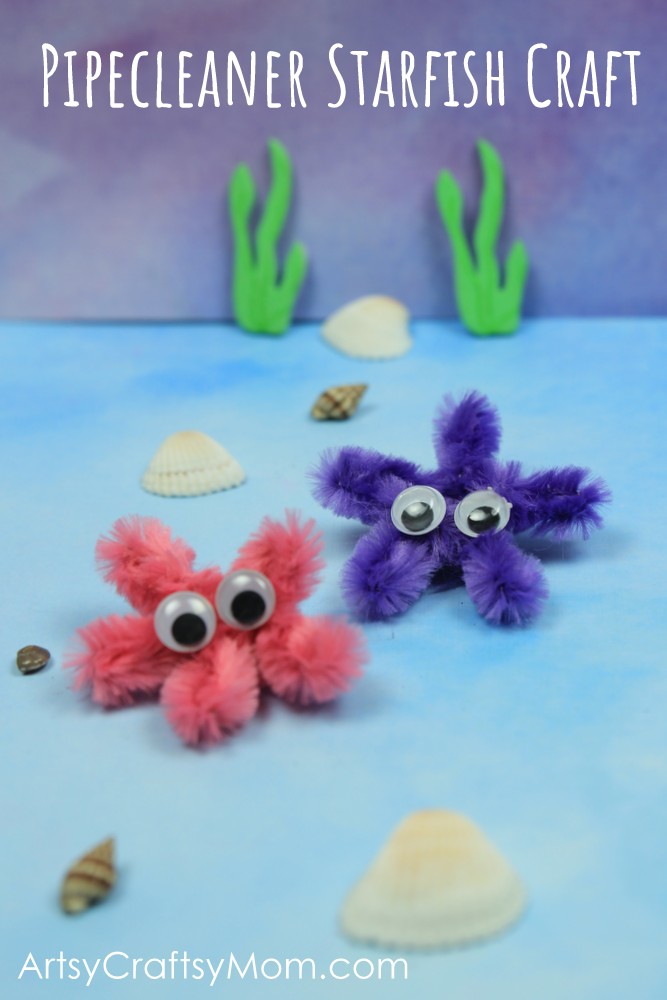 Pipecleaner star fish Craft for kids