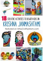 18 Creative Activities to do on Krishna Janmashtami with Kids