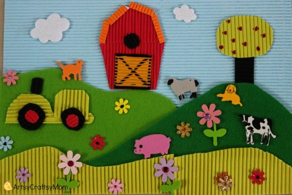 Life on the Farm - Thematic Collage for kids 014
