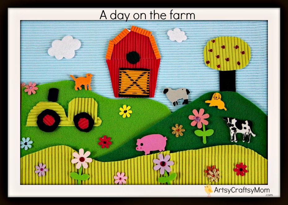 Life on the Farm - Thematic Collage for kids 017