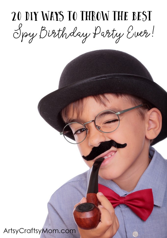 Click through for 20 DIY Ways To Throw The Best Spy Agent Birthday Party Ever - Decor, Game Ideas for your kids, Themed party food ideas & more