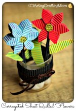 3D Corrugated Paper Quilling Flowers – Video Tutorial
