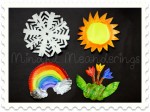 Paper Plate four seasons craft