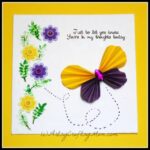 Accordion Fold Paper Butterfly Card