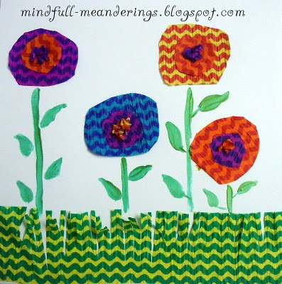 Simple Flower Teacher's Day card - Handmade