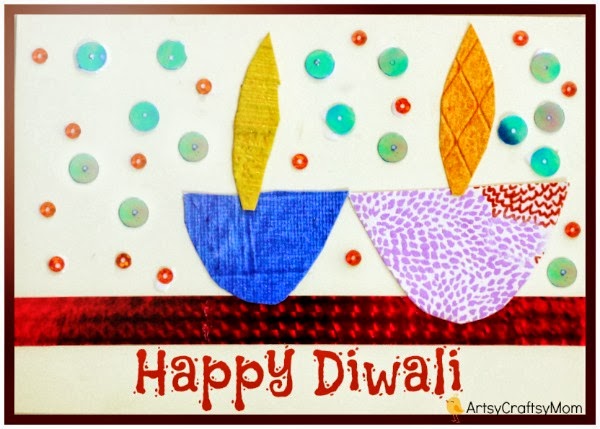 DIY Diwali Card 1