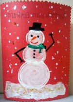 Make your own Snowman Card for Christmas