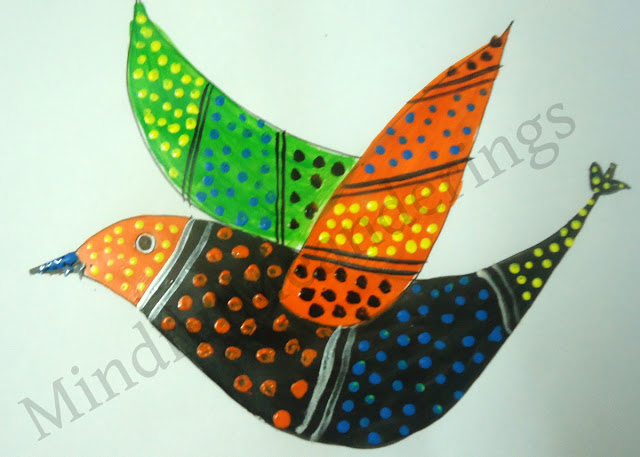 Exploring India Folk and Tribal Art: Gond Painting step by step