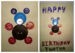 Button cards by Swapna & her daughter A