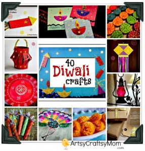 handmade Diwali card 1