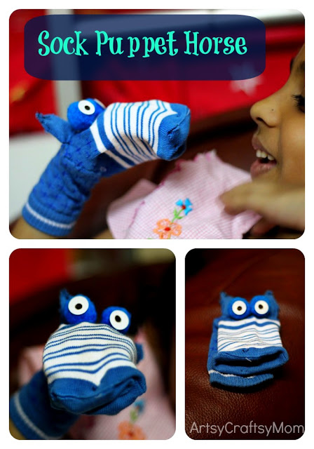 A lazy day with a sock puppet - Artsy Craftsy Mom