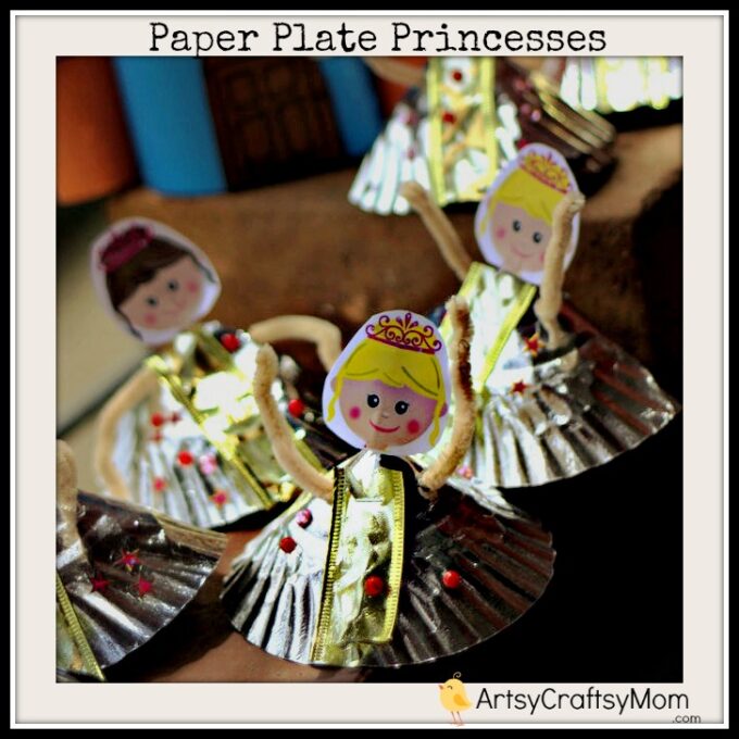 Paper Plate Princess Craft