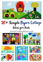 Simple paper collage ideas for kids
