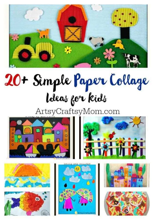 Simple paper collage ideas for kids1