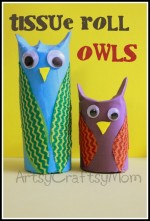 Toilet / Tissue roll owl craft | Cardboard Roll Craft
