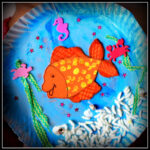 Paper Plate Aquarium Fish Diorama
