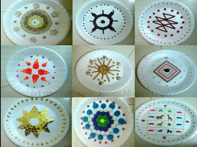 Thermocol aarthi plates