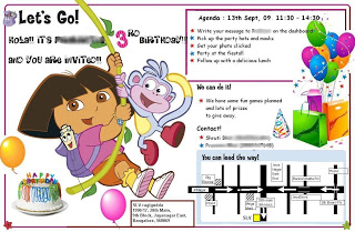 The Dora Theme party :)