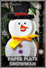 Paper plate snowman & cup reindeer – Craft class