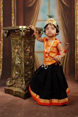 Traditional day at school - Radha Costume