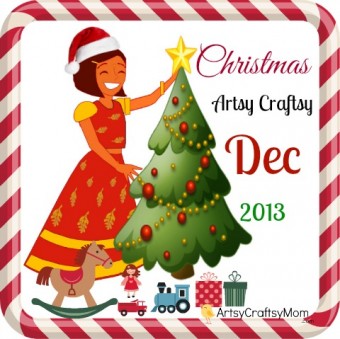 ArtsyCraftsyMom Christmas craft challenge