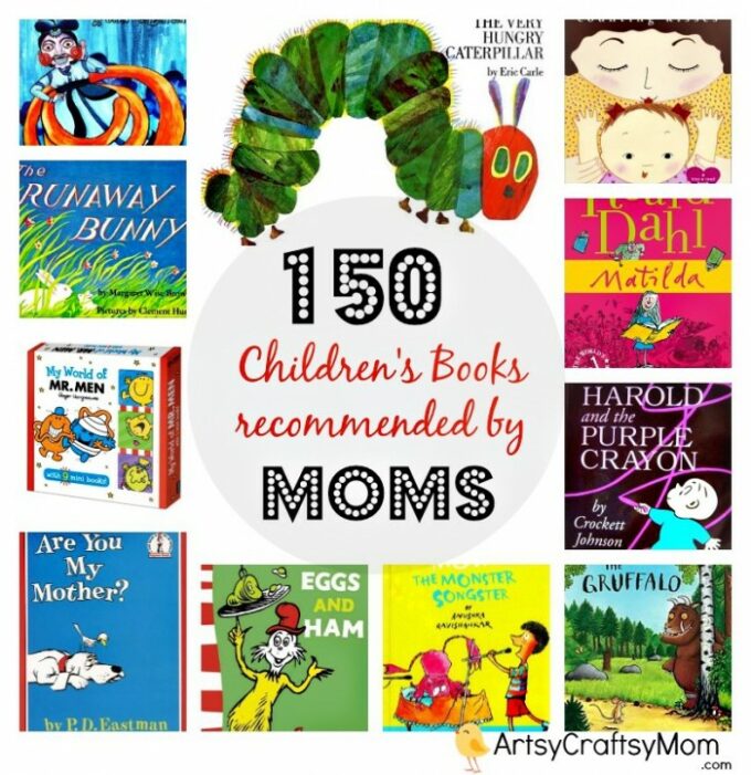 150 Children's books recommended by moms