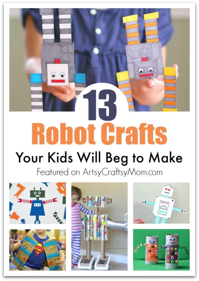 13 robot crafts