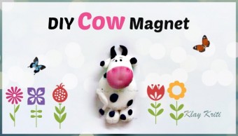air dry clay cow step by step
