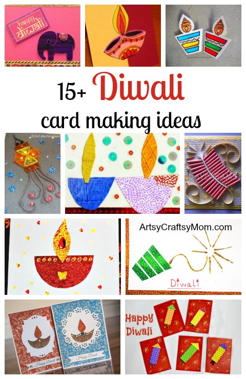 15+ Diwali card making ideas - Diwali Dhamaka