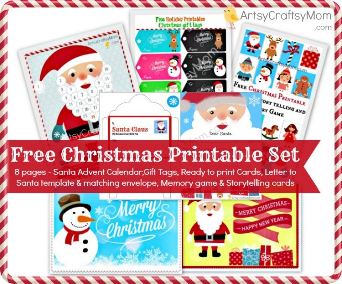 Free Christmas Printable Set