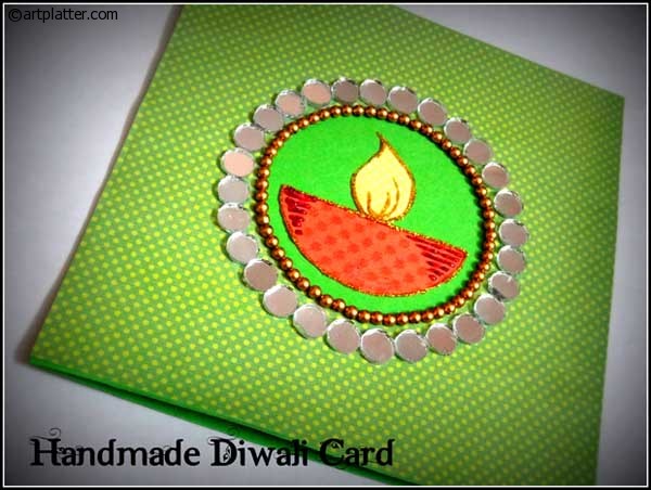 Handmade Diwali Card