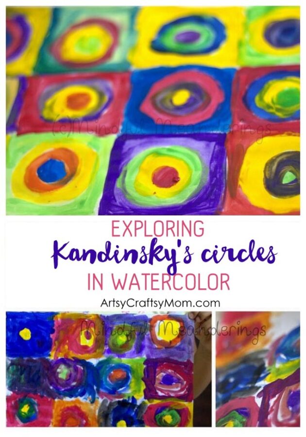 Kandinsky watercolor circles 1 2