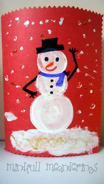  Snowman Card & Christmas Crafts DIY card Christmas Crafts 