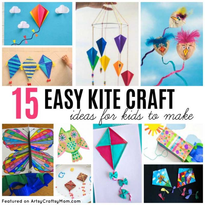 15 Easy Kite Craft Ideas for kids 2