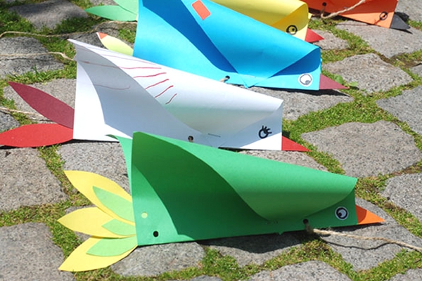 kite crafts simple bird kite