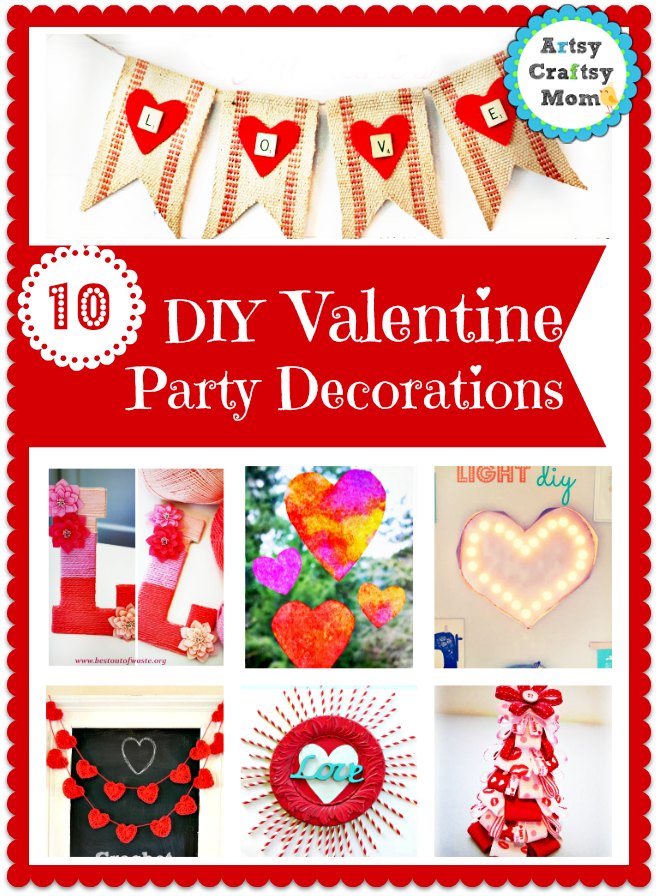 10 DIY Valentine Party Decorations
