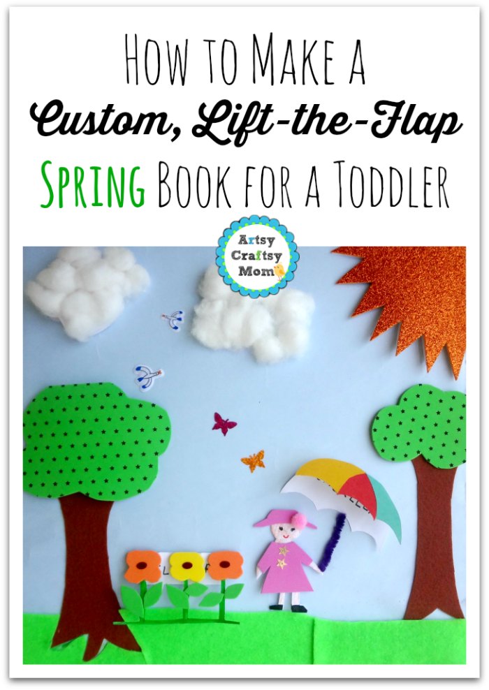 Custom Lift-the-Flap Spring Book for a Toddler