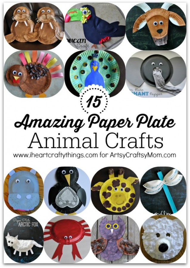 15 Amazing Paper Plate Animal Crafts1
