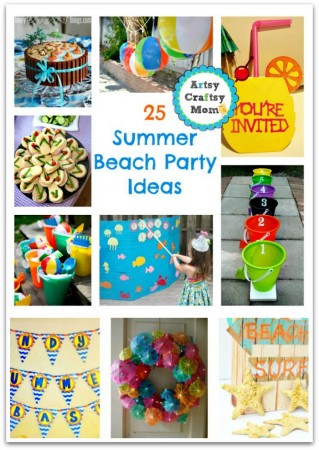 Summer Beach Party Ideas - beach party games, decor, food , invites, wreath , beach party, outdoor party,