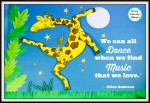 Giraffes Can’t Dance – Dancing Giraffe Wall Art