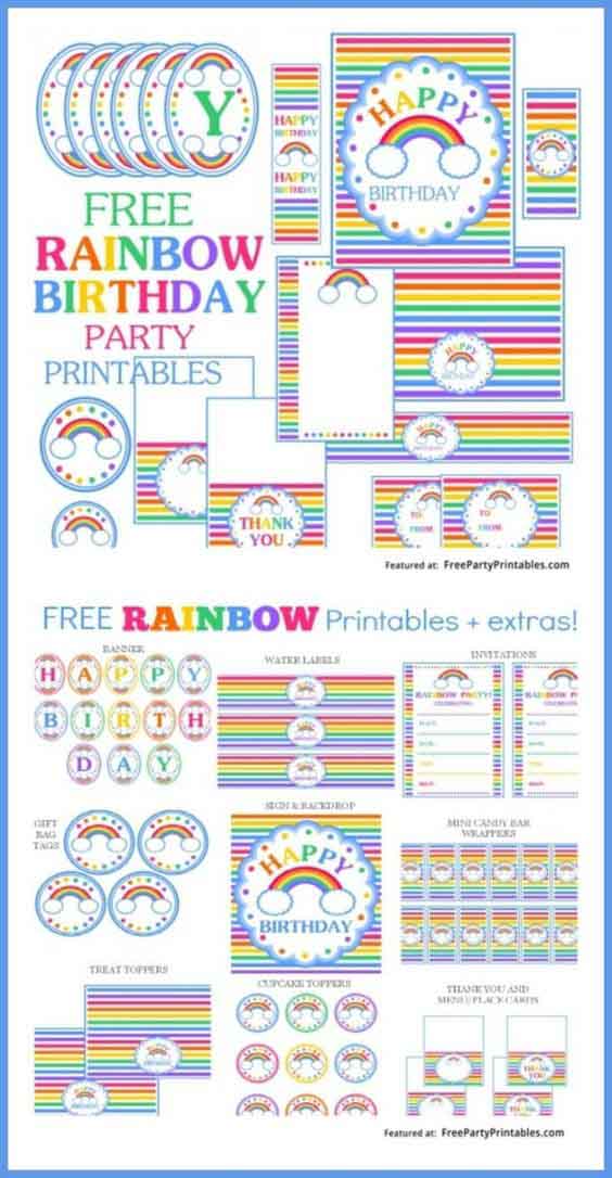 Rainbow Party Ideas 3