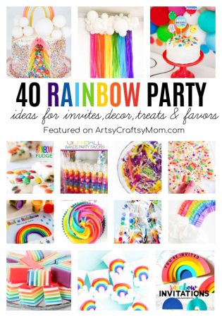 40+ Rainbow Themed Party Ideas -
