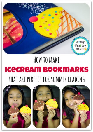 How to make Icecream Bookmarks perfect for summer