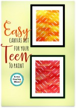 Easy canvas art Teenagers will absolutely love to make