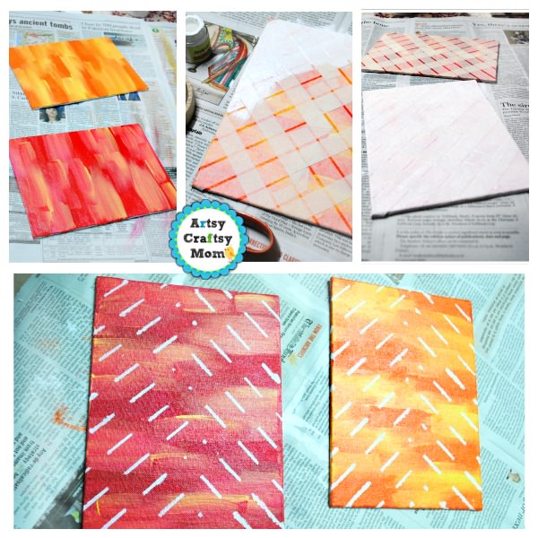 Easy Canvas Art Teenagers Will Absolutely Love To Make Artsy Craftsy Mom